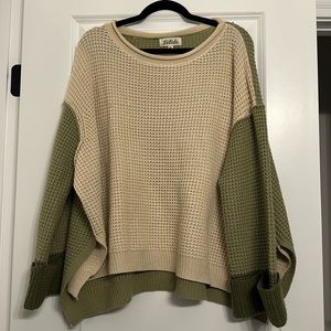 Super Cute Oversized Waffle Knit Sweater